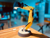 Graafmachine Tafellamp - Industrieel en Speels Design - Premium Quality