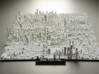 Detaillierte 3D-gedruckte Miniatur von New York City – Kultige Skyline – Premiumqualität