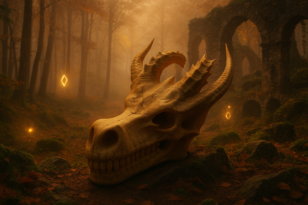 Draken Schedel -Premium Quality