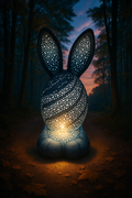 Rabbit Lamp Easter LED -Premium Quality