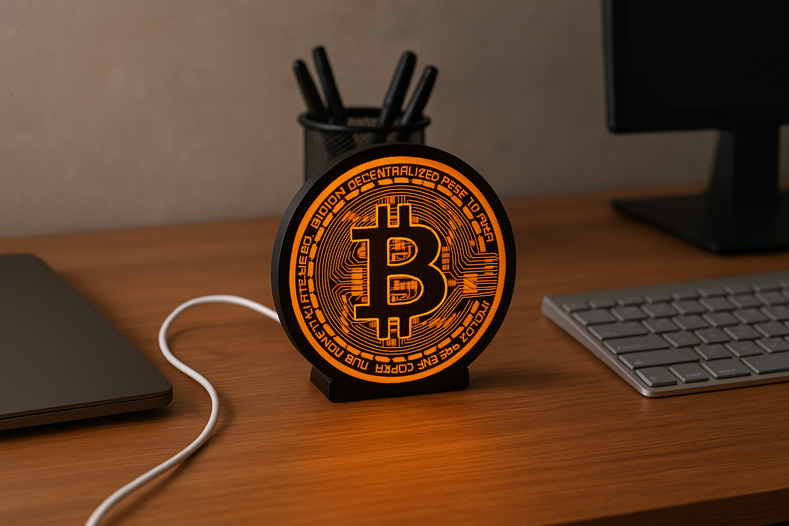 Bitcoin LED-lamp – Decoratieve verlichting voor crypto-enthousiastelingen - Premium Quality
