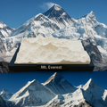 3D Geprinte Miniatuur van Mount Everest – Gedetailleerd Reliëfmodel van de Hoogste Berg ter Wereld - Premium Quality