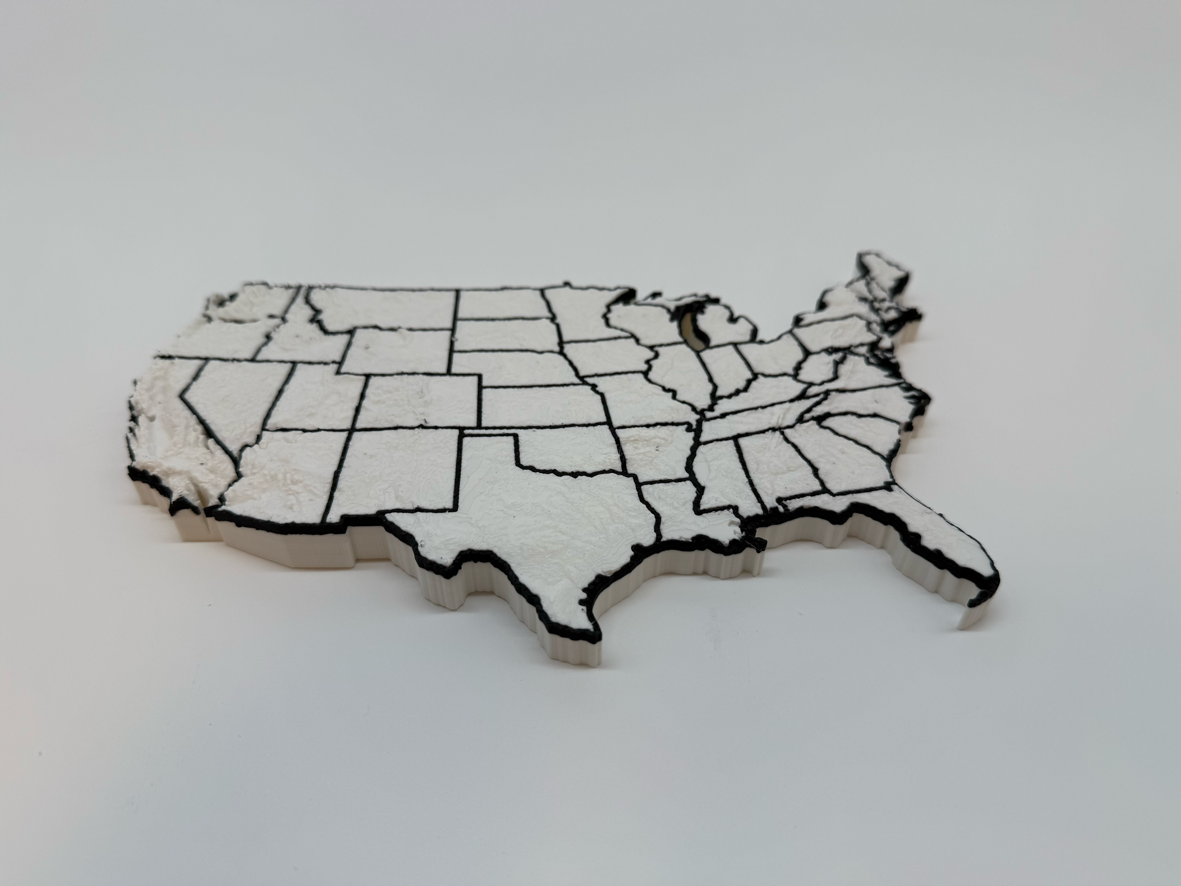 Miniatuur kaart Verenigde Staten - Premium Quality