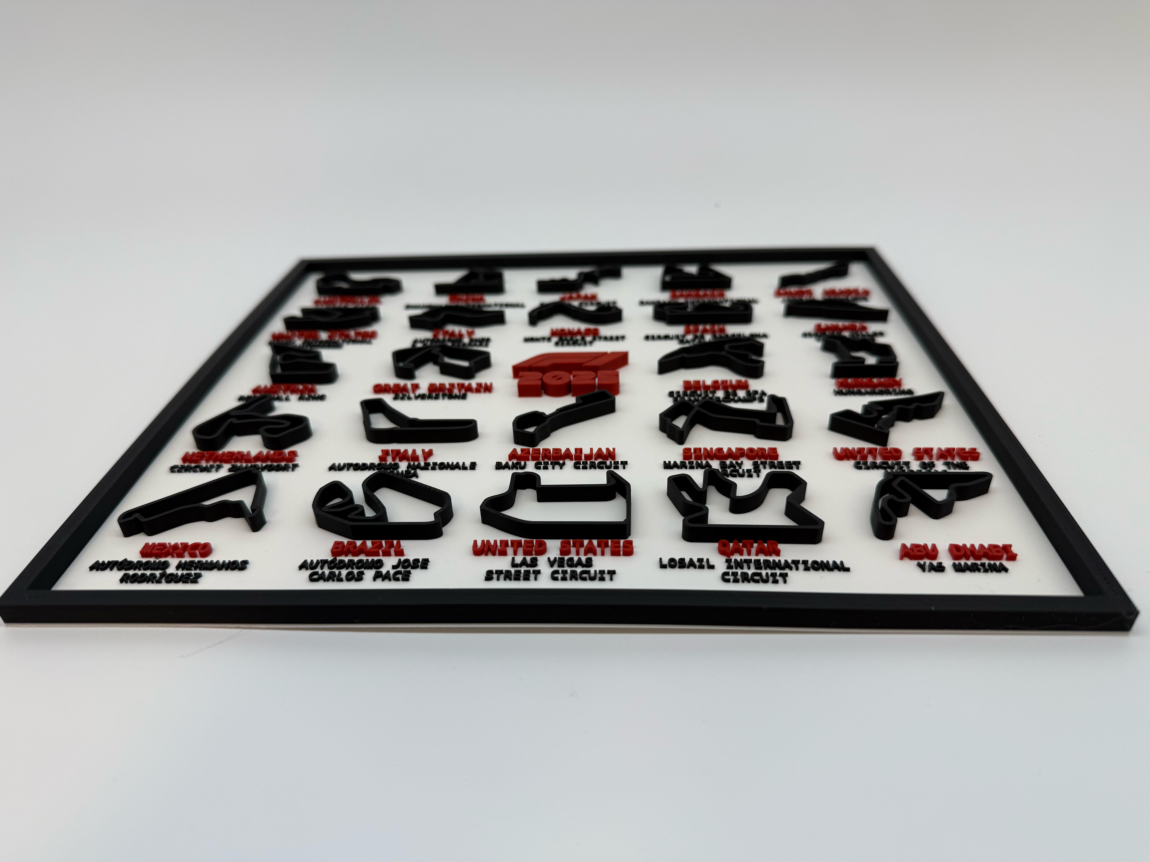 Kalender Formule 1 2025 - Premium Quality