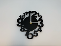 Playful Wall Clock Black - Premium Quality