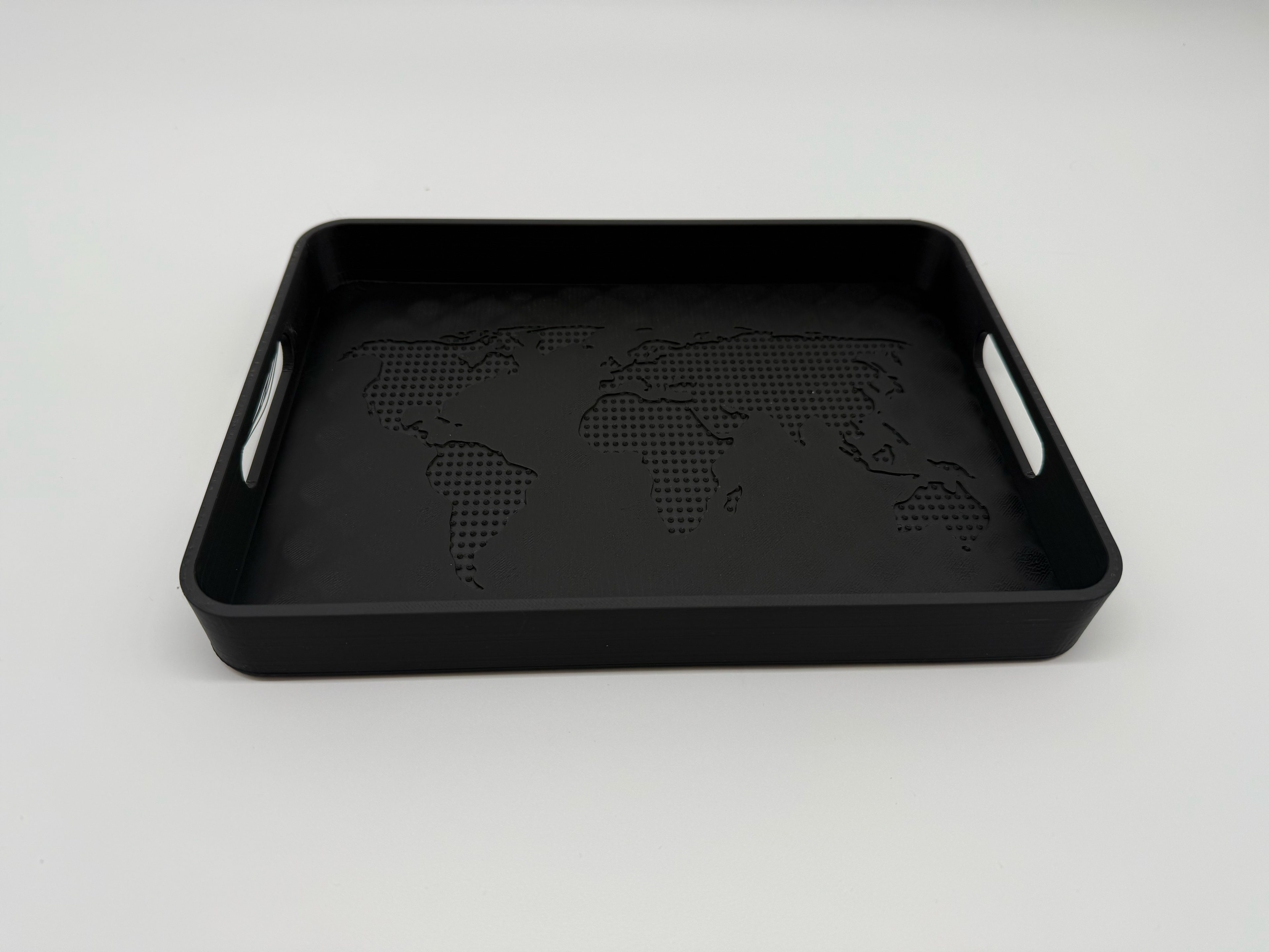 Dienblad met Wereldkaart Gravure - Modern Design - Premium Quality