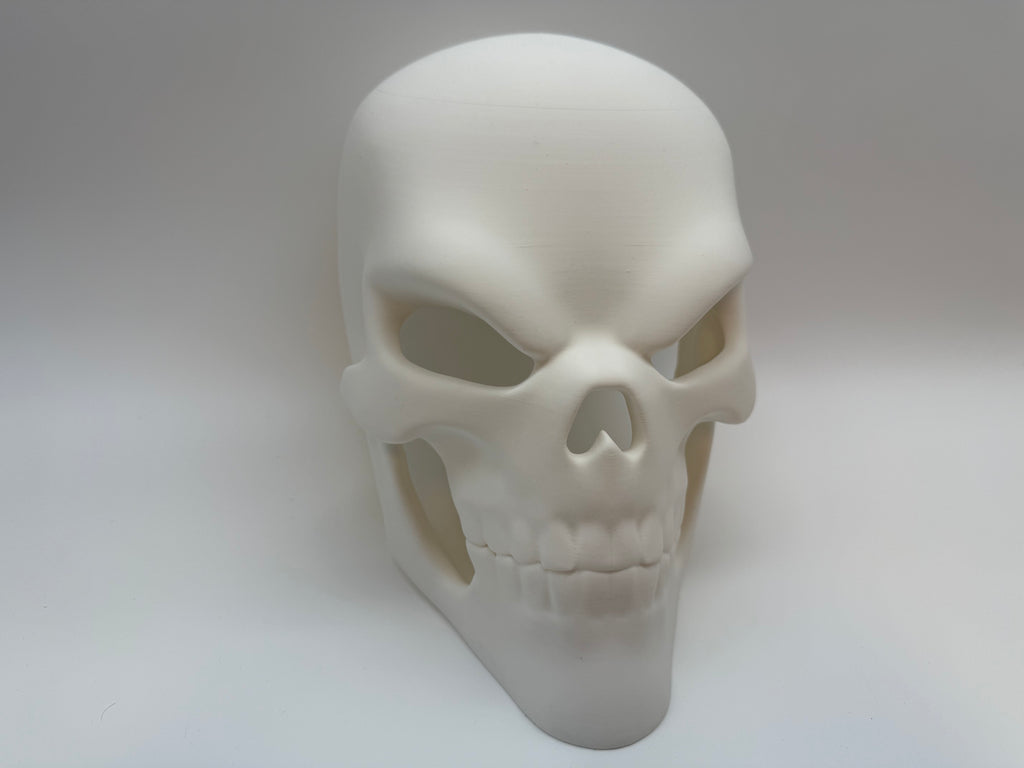White Ghost Rider Skull Mask – Cool and Menacing Design - Premium Quality