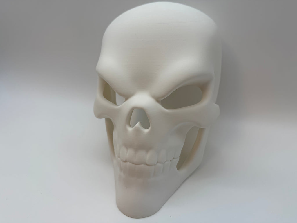 White Ghost Rider Skull Mask – Cool and Menacing Design - Premium Quality