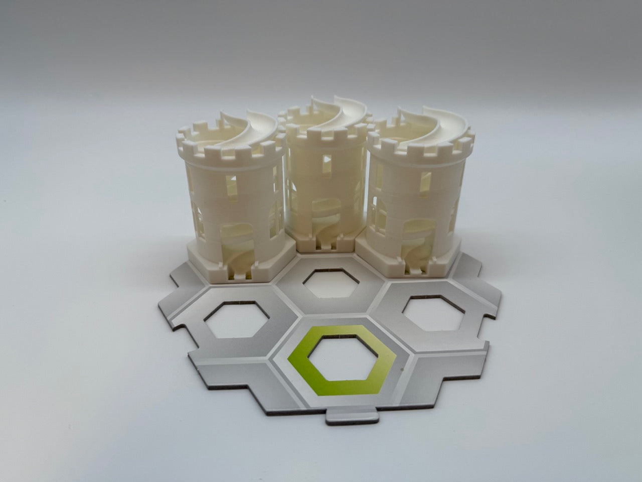 GraviTrax Compatibele Kasteeltorens – Set van 3, Wit - Premium Quality