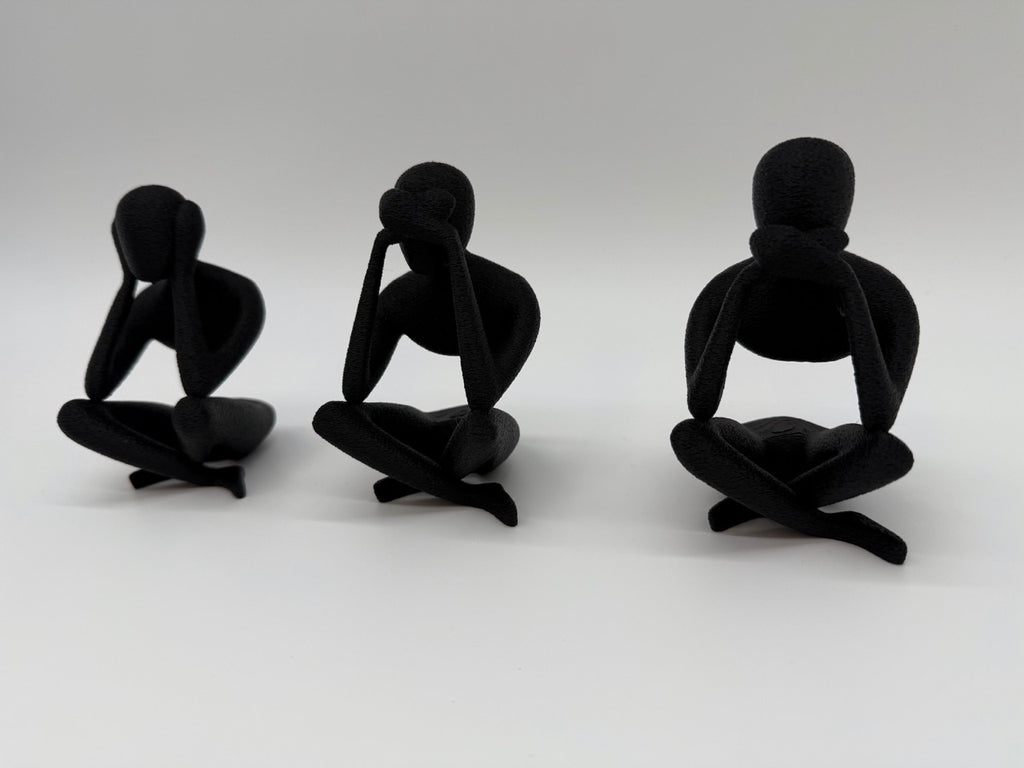 "Horen, Zien en Zwijgen" Beelden – Minimalistisch Design - Premium Quality