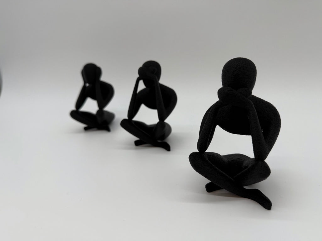 "Horen, Zien en Zwijgen" Beelden – Minimalistisch Design - Premium Quality