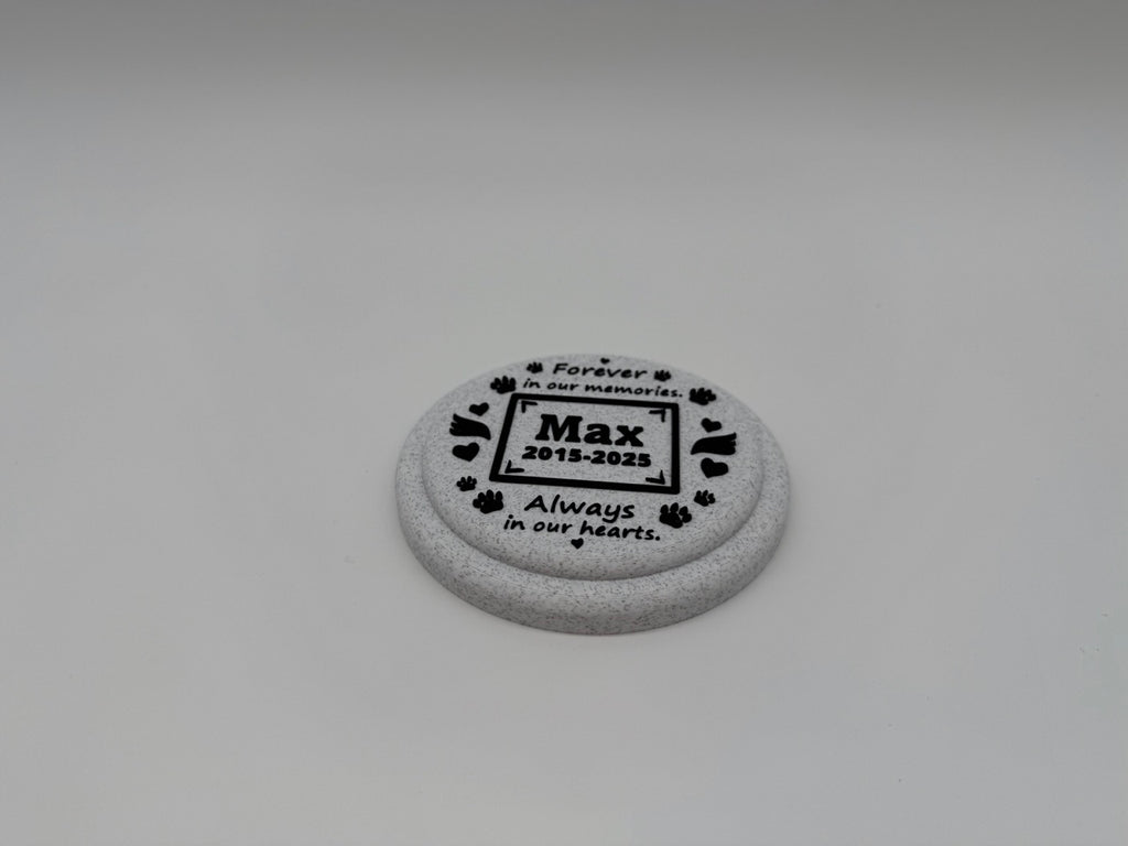 Personalised Pet Memorial Stone - A Timeless Memento - Premium Quality